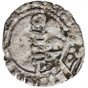 Francja, Szampania, biskupstwo Meaux, Burchard (1120-1134), denar