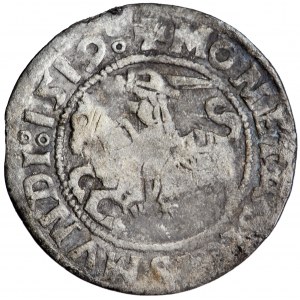 Litauen, Sigismund der Alte, halber Pfennig, 1519, m. Vilnius