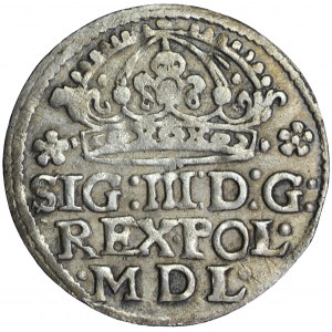 Polen, Sigismund III., Krone, Pfennig, 1614, Männer. Krakau