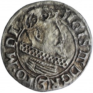 Polen, Sigismund III., Krone, Halbhorn ('Drei-Krone'), 1616, Männer. Kraków?