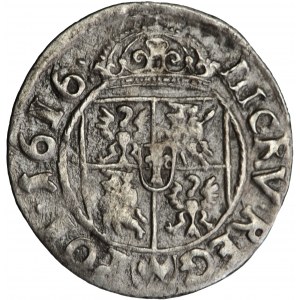 Polen, Sigismund III., Krone, Halbhorn ('Drei-Krone'), 1616, Männer. Kraków?