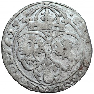 Polen, Sigismund III., Krone, Sixpence, 1625, Männer. Krakau
