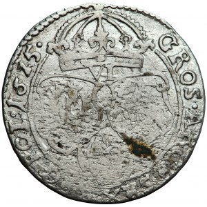 Poľsko, Žigmund III, koruna, šesťpenca, 1625, muži. Krakov