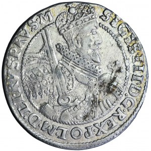 Polska, Zygmunt III, Korona, ort, 1621, men. Bydgoszcz