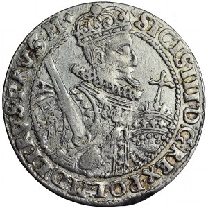 Polska, Zygmunt III, Korona, ort, 1622, men. Bydgoszcz