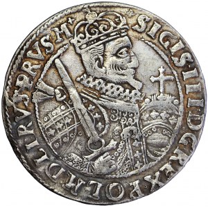 Polska, Zygmunt III, Korona, ort, 1623, men. Bydgoszcz