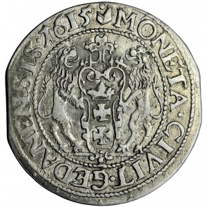 Polska, Zygmunt III, Gdańsk, ort, 1615, men. Gdańsk