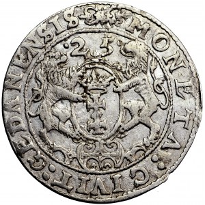 Poľsko, Žigmund III, Gdansk, ort, 1625, muži. Gdansk