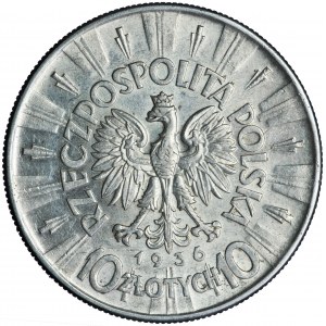 Polska, II Rzeczpospolita, 10 złotych, 1936, men. Warszawa