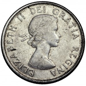 Kanada, Elżbieta II, 50 centów, 1964, men. Ottawa