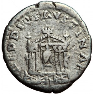 Roman Empire, Diva Faustina, AR Denarius, after AD 141, Rome mint