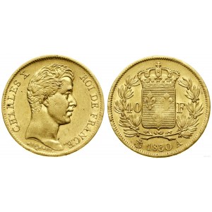 Francja, 40 franków, 1830 A, Paryż