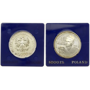 Polska, 5.000 złotych, 1989, Warszawa