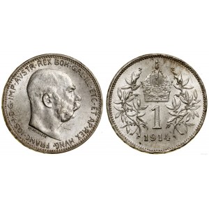 Austria, 1 korona, 1914, Wiedeń