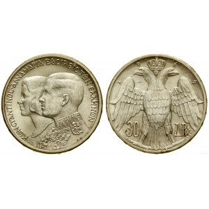 Grecja, 30 drachm, 1964, Kongsberg