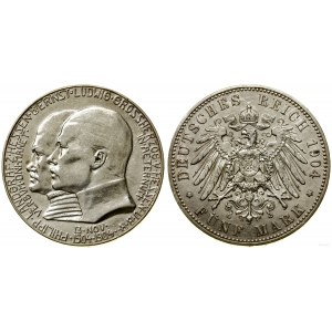 Niemcy, 5 marek, 1904, Berlin