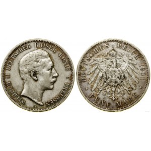 Niemcy, 5 marek, 1901 A, Berlin