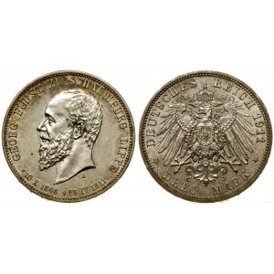 Niemcy, 3 marki pośmiertne, 1911 A, Berlin