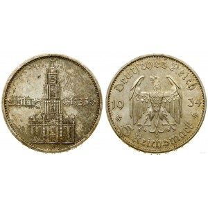 Niemcy, 5 marek, 1934 D, Monachium