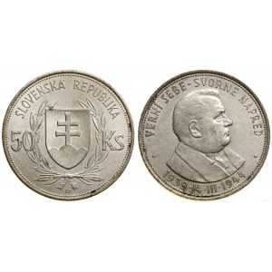 Słowacja, 50 koron, 1944, Kremnica