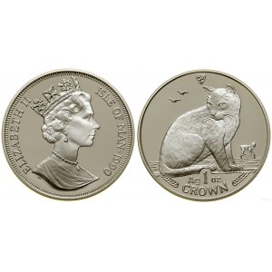 Wielka Brytania, 1 korona, 1990, Tadworth (Pobjoy Mint)