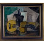 Alicja HALICKA (1889-1974), Still life with guitar , 1914
