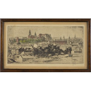 Władysław ZAKRZEWSKI, Panorama von Krakau, nicht endgültiger Zustand