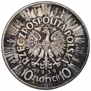 10 zlotých 1939 - Józef Piłsudski