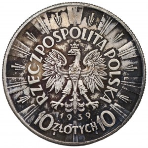 10 złotych 1939 - Józef Piłsudski