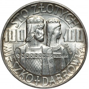 100 złotych 1966 - PRÓBA Ag