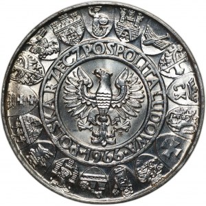100 Zloty 1966 - PRÓBA Ag