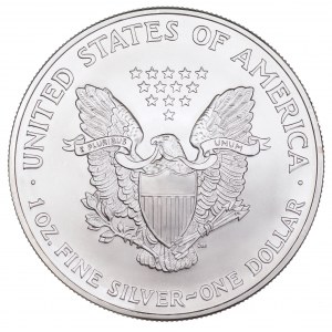 Spojené štáty americké - American Eagle Rolling Liberty 2004 1 strieborná unca
