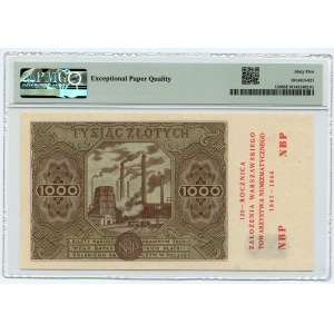 1000 złotych 1947 - seria Ł - PMG 65 EPQ