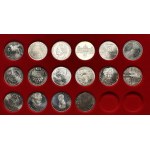 NĚMECKO - 5 marek (1970-1978) - sada 16 mincí