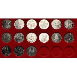 NĚMECKO - 5 marek (1979-1986) - sada 15 mincí