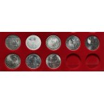 NIEMCY - 10 EURO (2002-2008) - zestaw 33 monet