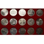AUSTRIA - 100 szylingów (1975-1979) - zestaw 21 monet