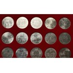 RAKOUSKO - 100 šilinků (1975-1979) - sada 21 mincí