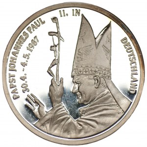 NEMECKO - Strieborná medaila pápež Ján Pavol II - Ag 999