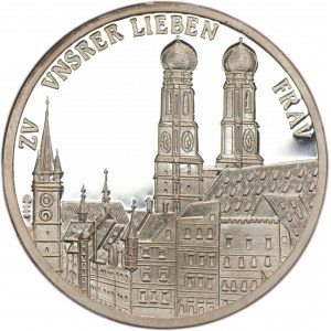 NIEMCY - Medal srebrny Papież Jan Paweł II - Ag 999