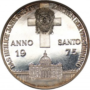 NIEMCY - Medal srebrny Pontifex Maximus Paul VI 1975 Ag 1000