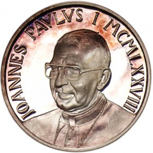 NEMECKO - Strieborná medaila Ján Pavol I. 1978 - Ag 1000