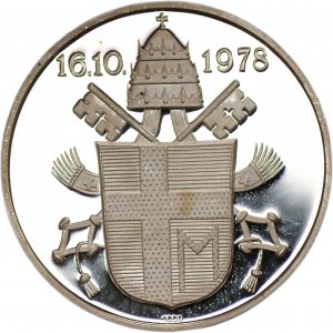 NĚMECKO - Stříbrná medaile Jan Pavel II. 1978 - Ag 1000