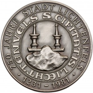 NIEMCY - 750 Jahre Stadt Lichtenfels 1981 - medal
