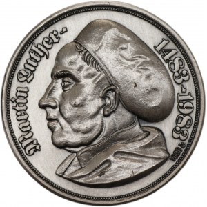 DEUTSCHLAND - Martin-Luther-Medaille in Silber 1983 - Ag 1000