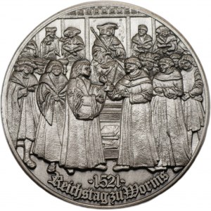 NEMECKO - Strieborná medaila Martina Luthera 1983 - Ag 1000