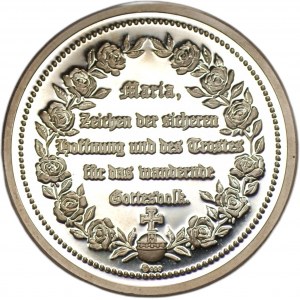 NIEMCY - Srebrny Medal Maria Mutter Der Glaubenden 1987/1988 - Ag 999