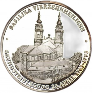 NĚMECKO - Basilika Vierzehnheiligen 1993 - medaile