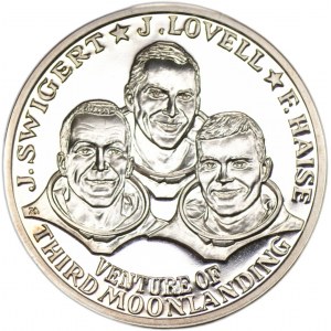 NIEMCY - Medal srebrny Apollo XIII 1970 - Ag 999
