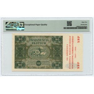 20 gold 1947 - D series - PMG 65 EPQ